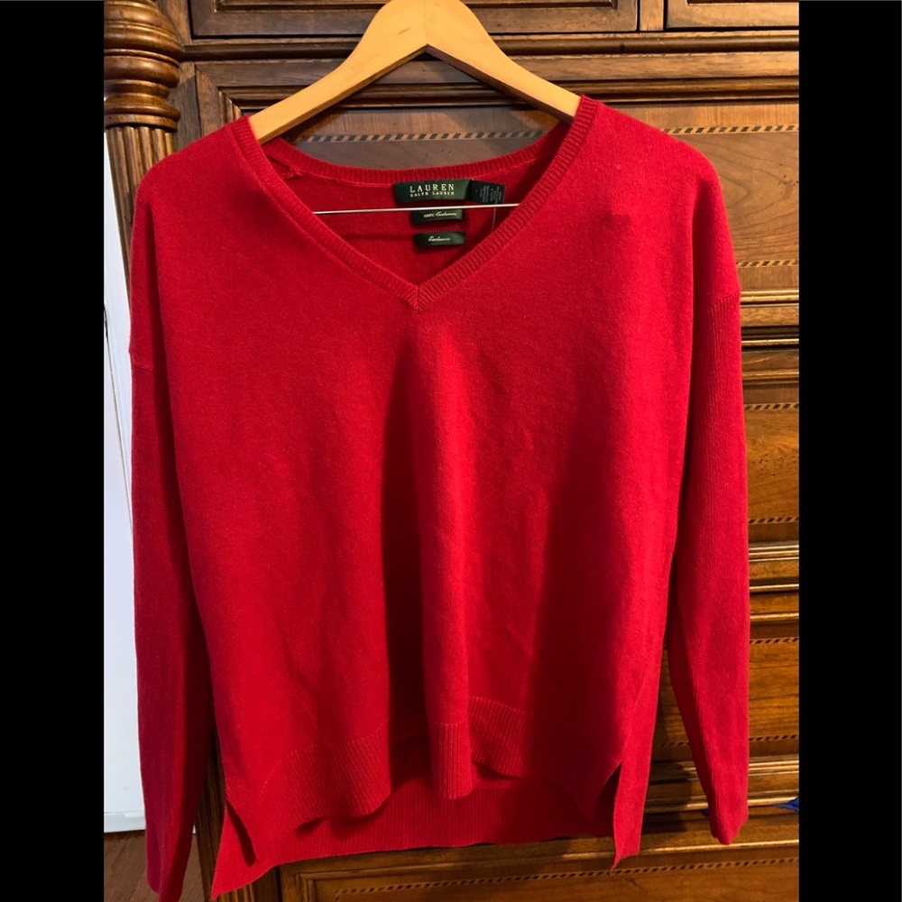 NWT Lauren Ralph Lauren Cashmere Sweater
